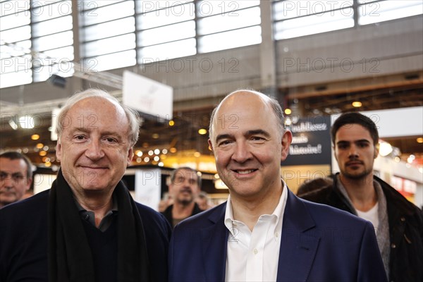 Pierre Moscovici et Hubert Védrine, 2014