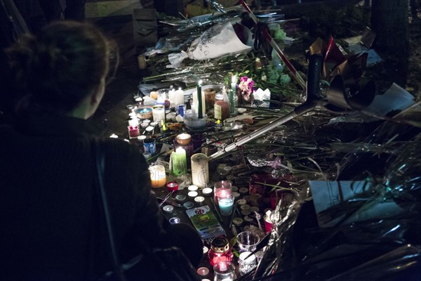 Hommage au lendemain de l'attentat de Charlie Hebdo, 2015