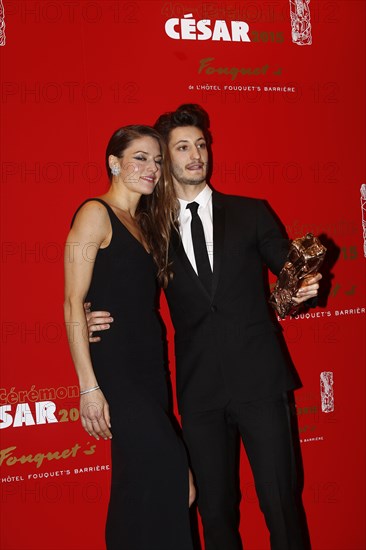 Pierre Niney et Natacha Andrews, 2015