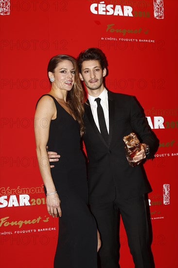 Pierre Niney and Natacha Andrews, 2015