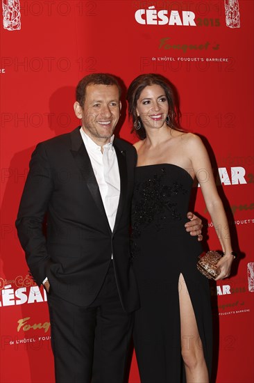 Dany Boon with his wife Yaël, 2015