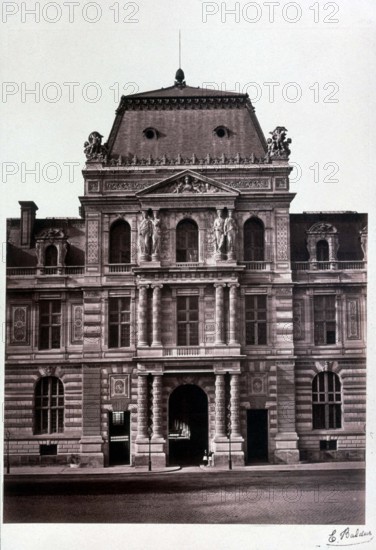 Baldus, Paris, Louvre, Porte de la bibliothèque