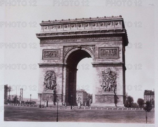 Baldus, Paris, Arc de Triomphe, Place de l'Etoile