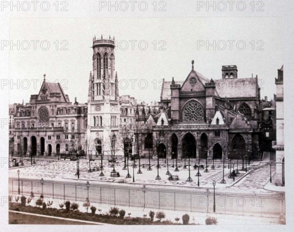 Baldus, Paris, Place Saint-Germain l'Auxerrois