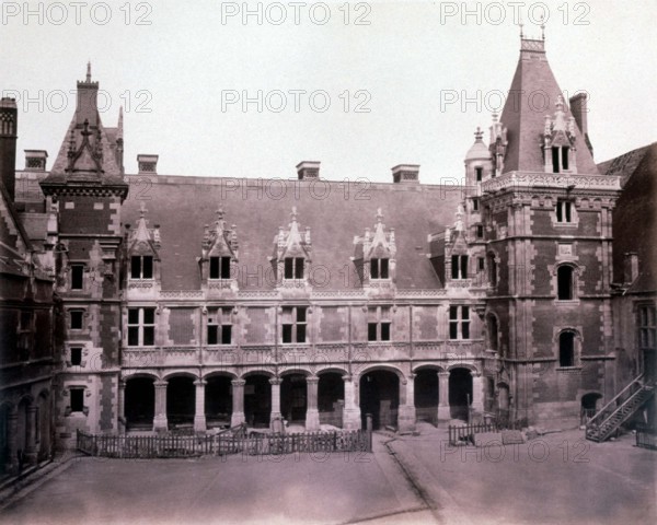 Baldus, Château de Blois, cour intérieure