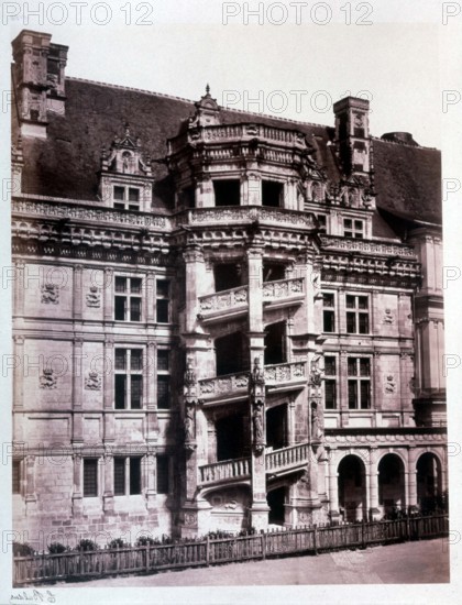Baldus, Château de Blois, cour intérieure