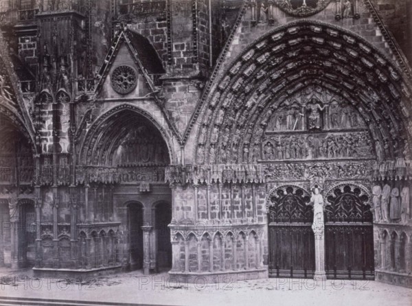 Bisson Frères, Cathédrale de Bourges, Portail principal