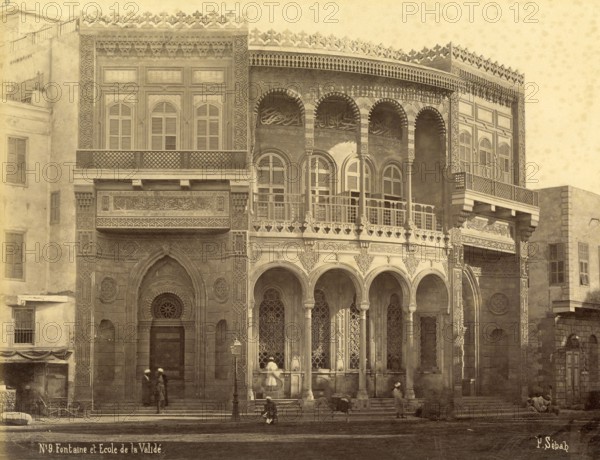 Valide fountain and school in Cairo (Egypt)