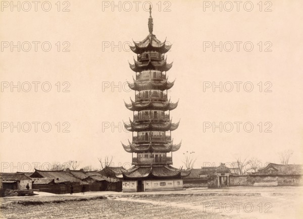 Pagoda near Shanghai (China)