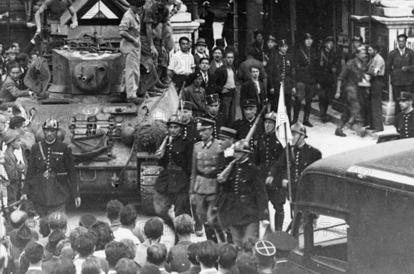 Arrest of German leaders in Paris, during the Liberation (August 1944)