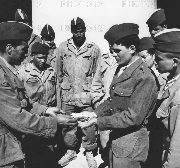 War in Algeria, A native, recruited by force to serve the rebels, rejoined the French Army