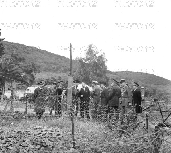 French Minister of Defense visiting the closing system of the Tunisian-Algerian border