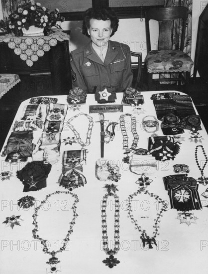 Military medals which belonged to Joachim von Ribbentrop