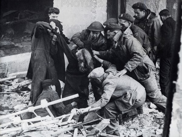 A Osnabrük, sauvetage de femmes russes déportées (1945)