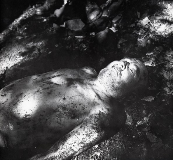 Fellagha dead during the war in Algeria