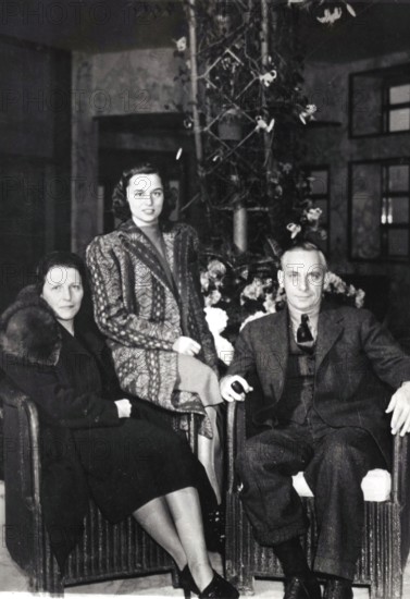 Pearl Buck with her family, 1939