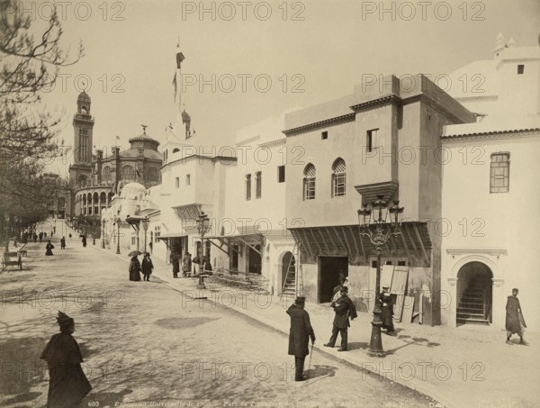 Paris. Exposition Universelle de 1900. Pavillon de l'Algérie.