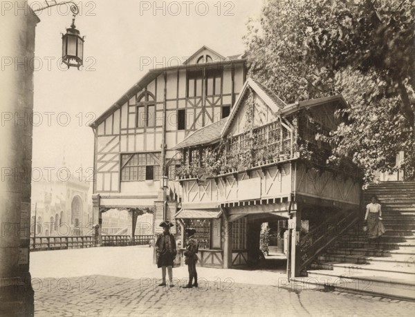 Paris. 1900 World Exhibition. The Pavillon du Vieux Paris.