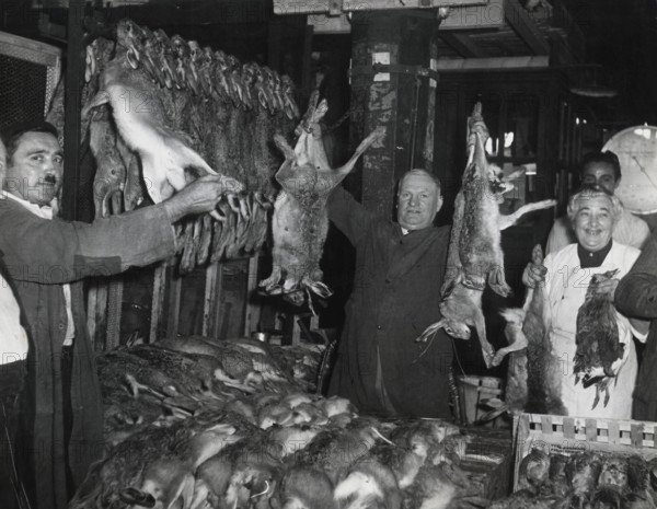 Le premier gibier de l'année aux Halles à Paris