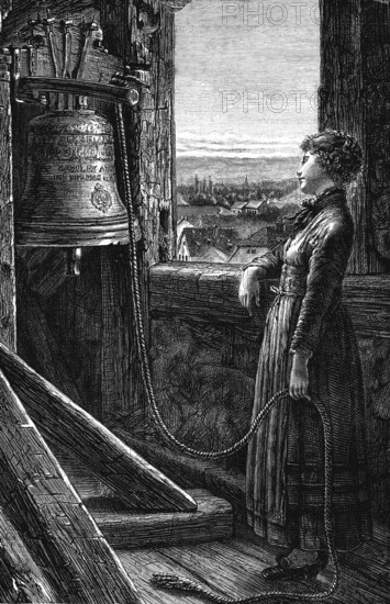 Sonneuse de cloches en Bavière en 1890