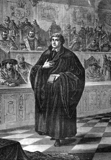 Luther à la diète de Worms