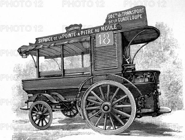 Voiture à vapeur système Serpollet, 1894