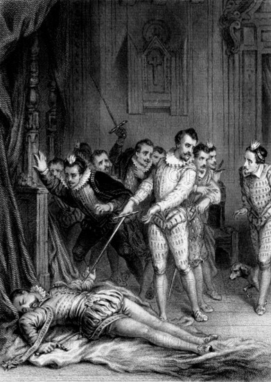 Scène du poème "La Henriade", de Voltaire