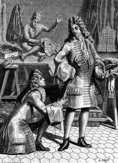 Tailleur français en 1690