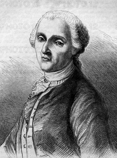 Portrait de Christian Fürchtegott Gellert