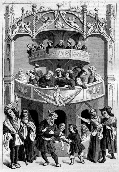 Theatrical representation - 16th century