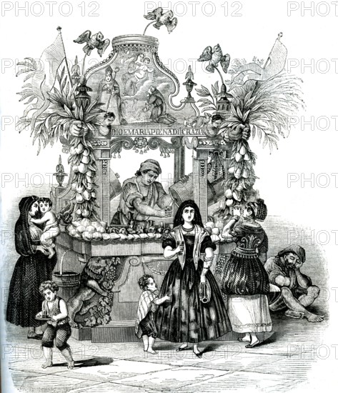 Soft drinks stall in Naples