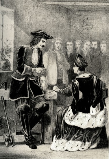 Peter the Great of Russia and Catherine I of Russia to the Netherlands