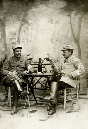 Militaires au repos