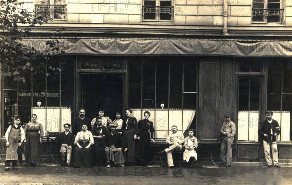 Café Restaurant en 1910