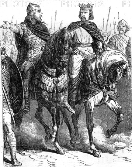 Charles Martel et Chilpéric II