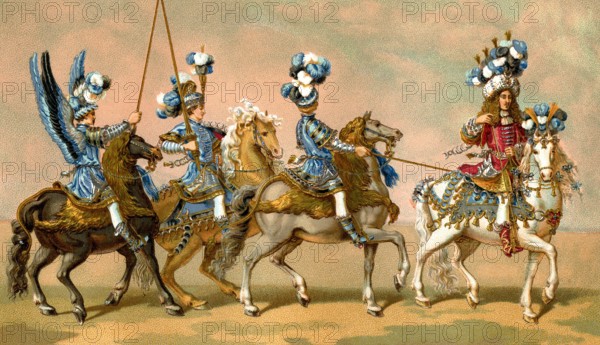 Le Prince de Condé et l'escadron turc