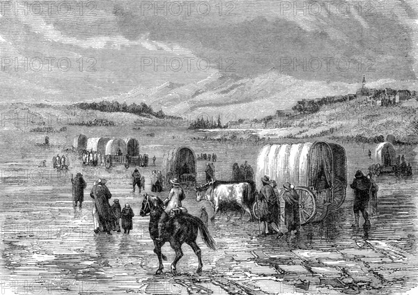 Emigrants vers L'Ouest americain