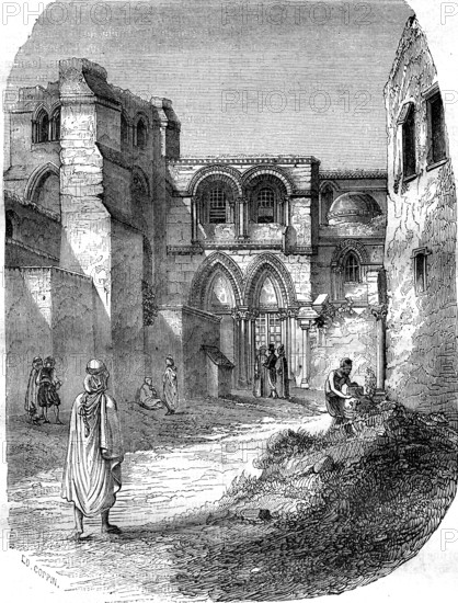 Extérieur de l'Eglise du Saint Sépulcre, JERUSALEM