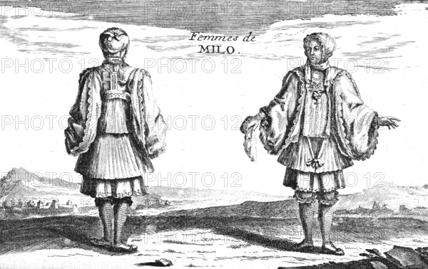 Femmes de l'Île de MILO, Grèce
