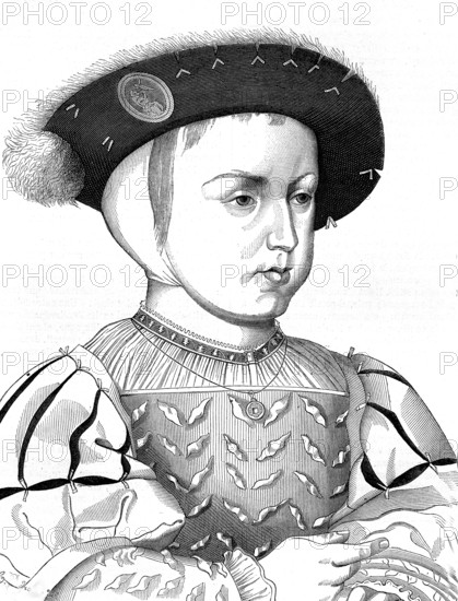 François II, dauphin, peint par Clouet