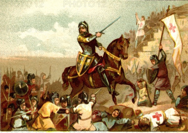 Godefroy de Bouillon à Jerusalem