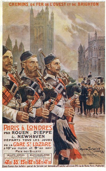 Publicité PARIS-LONDRES