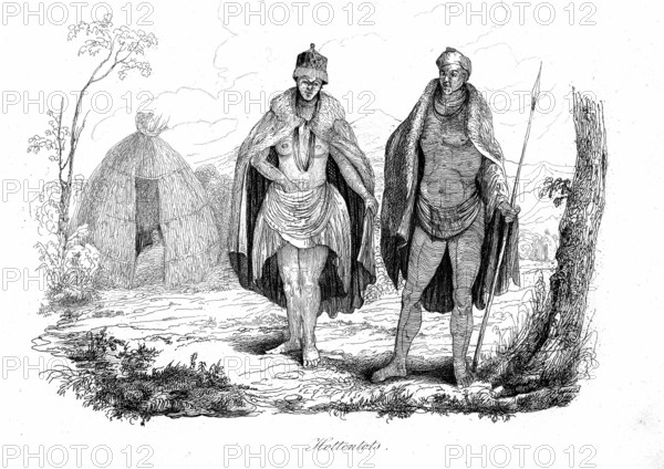 Hottentots du CAP (Afrique du Sud)