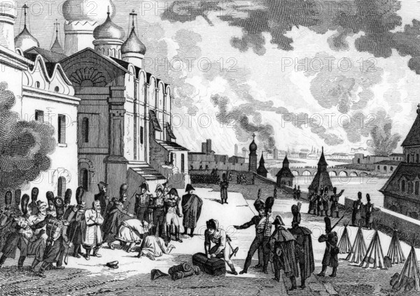 Napoleon, Incendie de MOSCOU