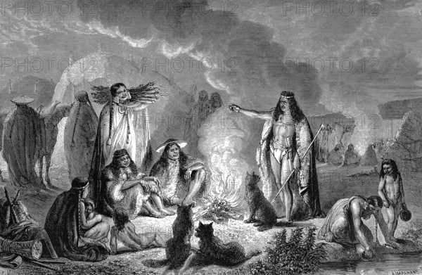 Camp d'indiens de PATAGONIE