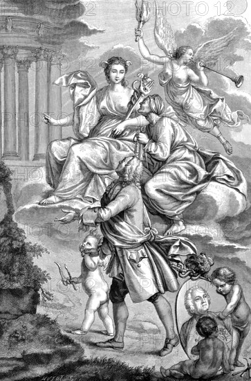 Allégorie en l'honneur de Jacques DAVIEL