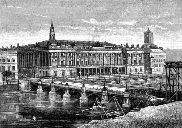 La Bourse de BERLIN en 1886