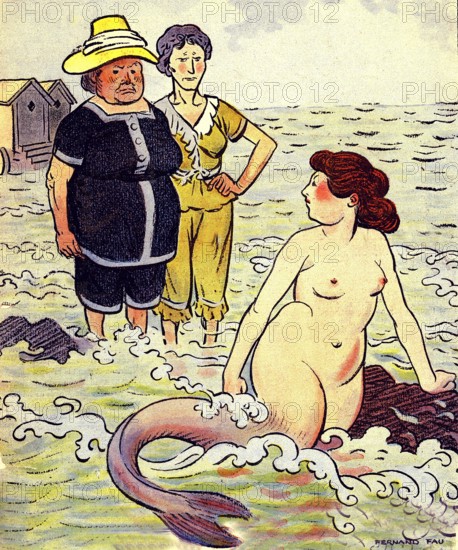 La sirène de la plage
