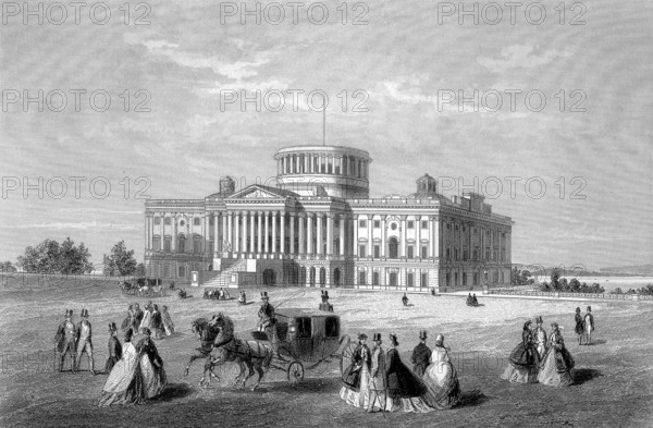 LE CAPITOLE à Washington en 1866