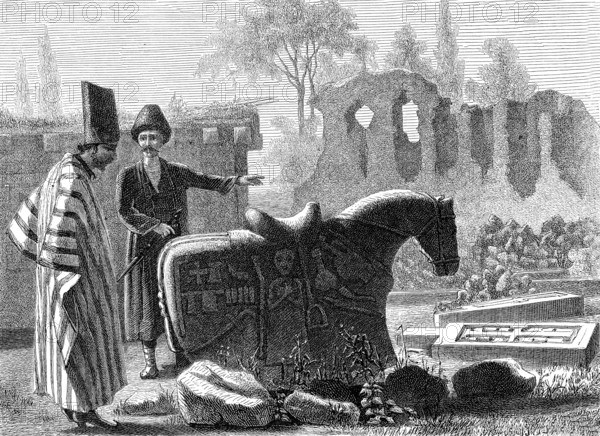 Le CAUCASE, tombeau Tatar  (Musulman)